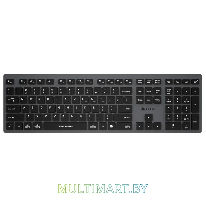 Клавиатура A4Tech Fstyler FBX50C (серый/черный)